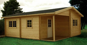 TRENTO 7.8x13.8m Log Cabin