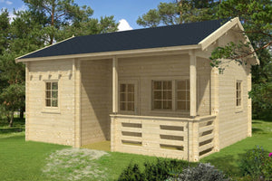 FALUN B 6.0x5.0m Log Cabin