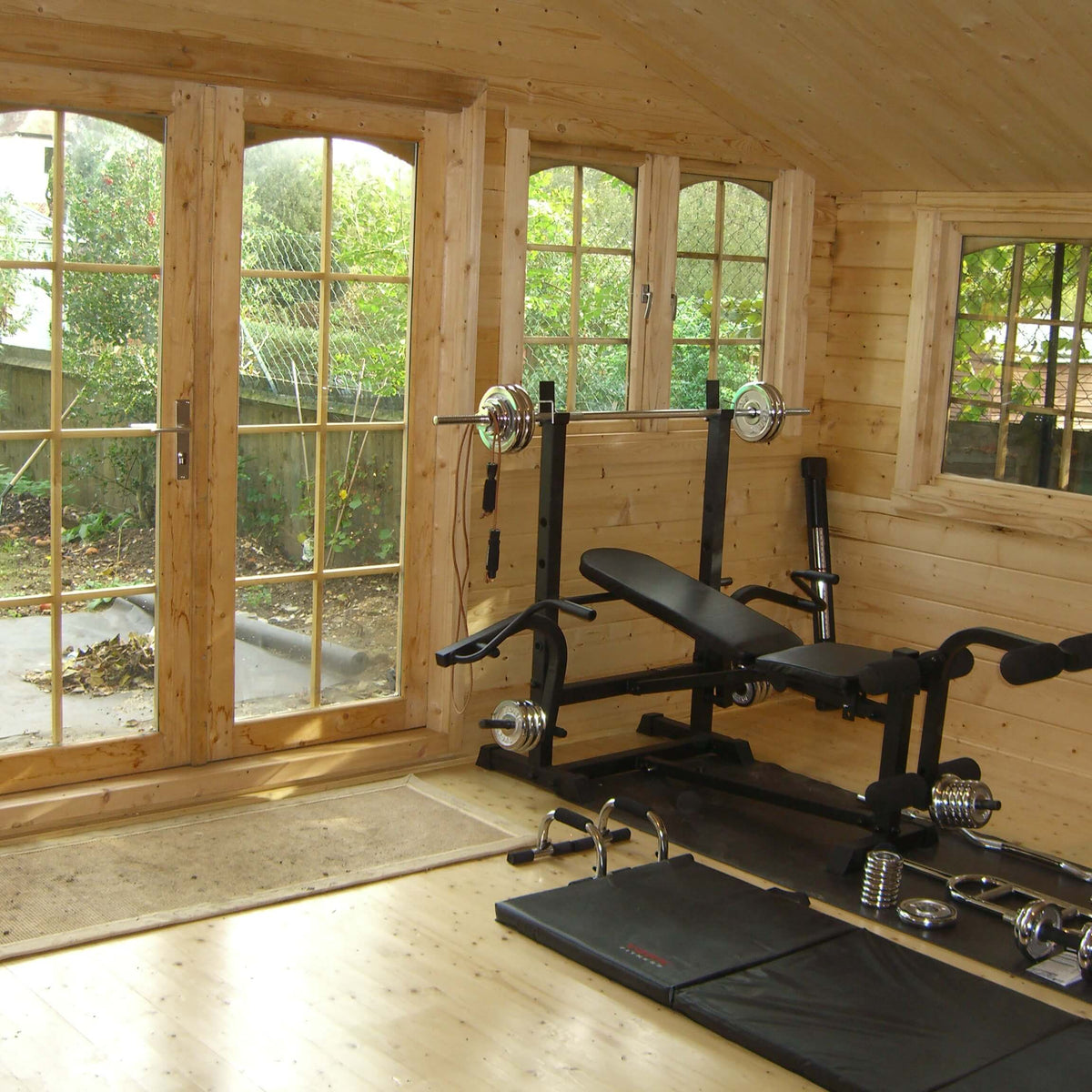 Build Your Dream Gym in a Northern Log Cabin | Northern Log Cabins
