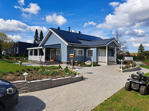 Case Study: Embracing Sustainable Luxury – A 2-Bedroom Residential Log Home in the UK Countryside