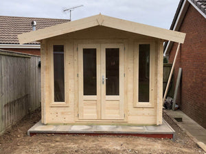 BRIGHTON 3m x 3m Log Cabin - Northern Log Cabins