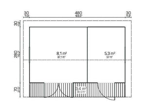 ANNIKA 3.0x5.0m Log Cabin - Northern Log Cabins