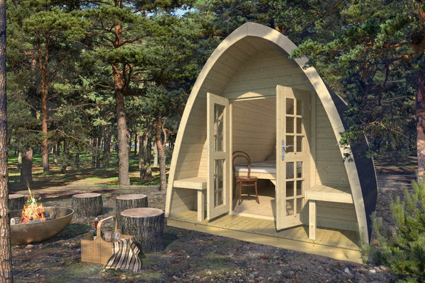 Camping Pod 400 | 4.0 x 2.4m - Northern Log Cabins