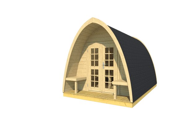 Camping Pod 400 | 4.0 x 2.4m - Northern Log Cabins