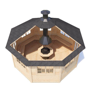 DANA Grill Cabin Gazebo | 17 m2 - Northern Log Cabins