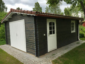 GARAGE A 3.2x5.7m Log Cabin - Northern Log Cabins