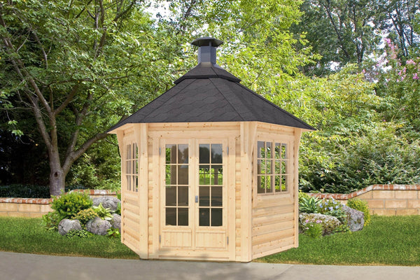 NORA Grill Cabin | 6m2 - Gazebo - Northern Log Cabins