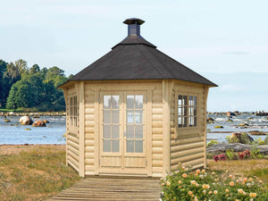 ALBA Grill Cabin Gazebo | 9m2 - Northern Log Cabins