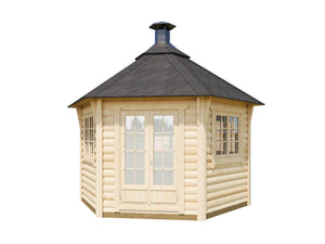 ALBA Grill Cabin Gazebo | 9m2 - Northern Log Cabins