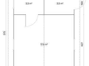 GOTLAND-B 4.4x6.0m Log Cabin - Northern Log Cabins