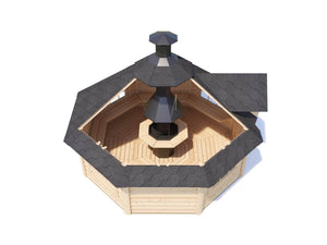 RUBEN BBQ Grill Cabin | 17m2 - BBQ Grill Cabin - Northern Log Cabins