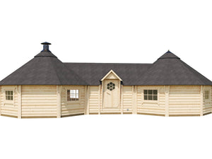 MELISSA BBQ Grill Cabin | 38m2 - BBQ Grill Cabin - Northern Log Cabins