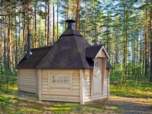 FILIP BBQ Grill Cabin + Sauna | 13m2 - Northern Log Cabins