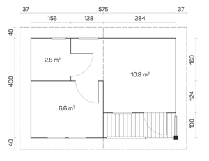 SALAMANCA 6.0x4.2m Log Cabin - Lodge Log Cabin - Northern Log Cabins