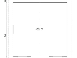 SAUERLAND-D 4.7x4.7m Log Cabin - - Northern Log Cabins