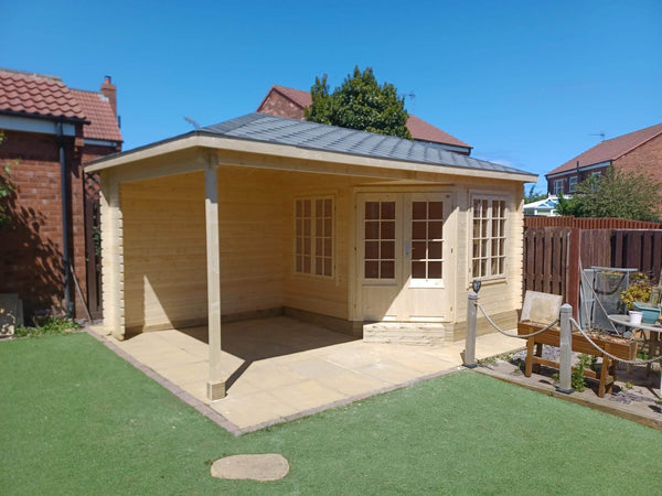 CATANIA 5.8x3.0m Log Cabin - Northern Log Cabins
