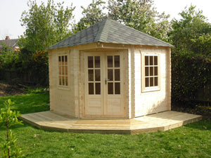 VICTORIA-B 3.0x3.0m Log Cabin - - Northern Log Cabins