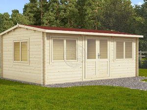 OSLO 6m x 4m Log Cabin