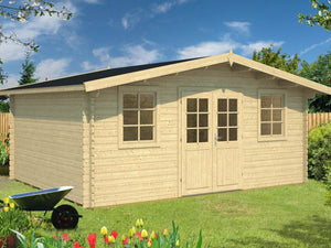 BIDASOA 5.0x4.0m Log Cabin - Northern Log Cabins