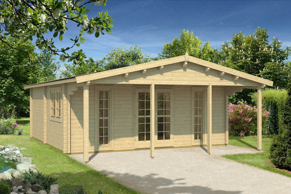 BURGOS 6.0x6.0m Log Cabin - Log Cabin - Northern Log Cabins