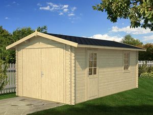 GARAGE A 3.2x5.7m Log Cabin