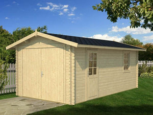 GARAGE A 3.2x5.7m Log Cabin - Northern Log Cabins