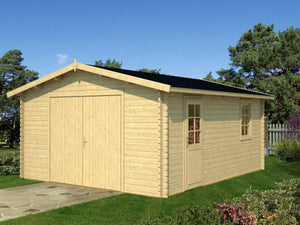 GARAGE B 4.7x5.7m Log Cabin - Northern Log Cabins