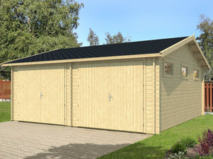 GARAGE KOTKA 6.0x6.0m Log Cabin - Northern Log Cabins
