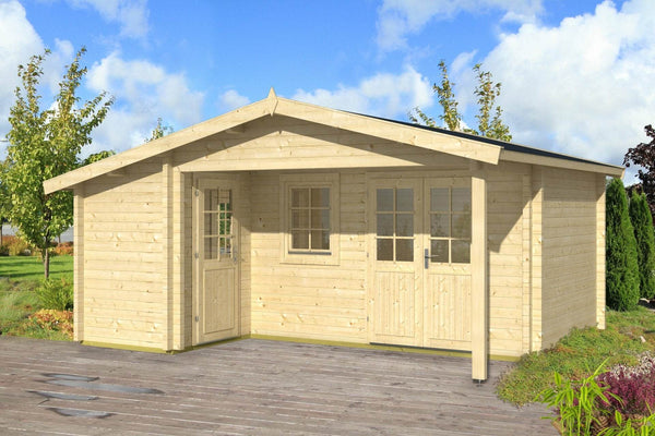 HELSINKI 5.3x4.5m Log Cabin - Northern Log Cabins