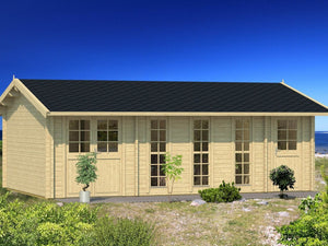 LEON-A 7.3x3.0m Log Cabin - - Northern Log Cabins