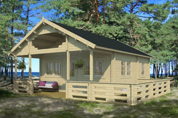MANTOVA 6.0x6.0m Log Cabin - - Northern Log Cabins