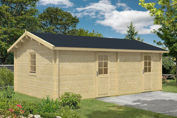 MIKKO 6.2x4.2m Log Cabin - - Northern Log Cabins