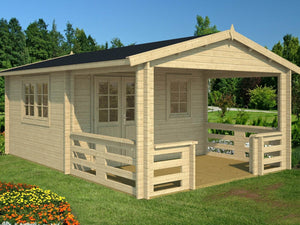 MONTANA 4.0x6.0m Log Cabin - - Northern Log Cabins