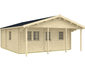 PADOVA 6.0x6.0m Log Cabin - Lodge Log Cabin - Northern Log Cabins