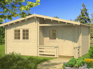 SALAMANCA 6.0x4.2m Log Cabin - Lodge Log Cabin - Northern Log Cabins