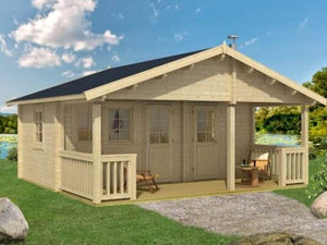 EINO Sauna 5.8x3.3m - Northern Log Cabins