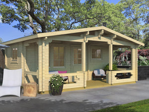 PIHA-TUURI 25 Sauna 6.2x2.7m - - Northern Log Cabins