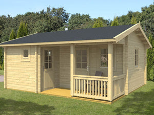 TOMMI Sauna 5.0x5.6m - - Northern Log Cabins