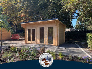 2 Log Cabins for the Sue Ryder Hospice