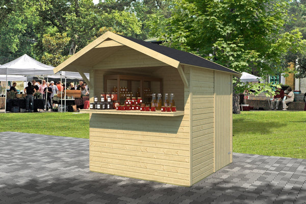 ESTONIA 8.0x9.0m Log Cabin