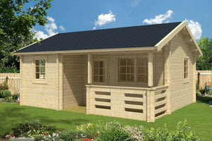 ESTONIA 8.0x9.0m Log Cabin