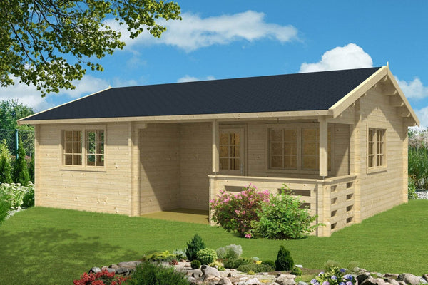 TOLEDO-D 6.0x7.5m Log Cabin