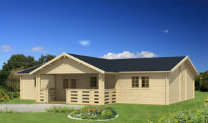 KRISTI 10.5x6.0m Log Cabin