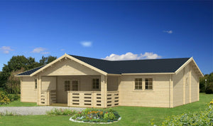 VIGO 9.9x9.7m Log Cabin