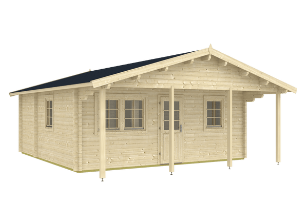 VIGO 9.9x9.7m Log Cabin