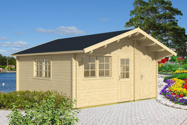 PEDRO-E 5.1x5.1m Log Cabin