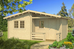 ALMERIA B 6.0x8.9m Log Cabin