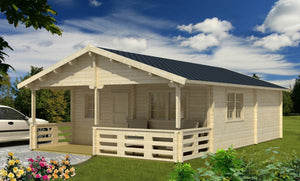 FALUN C 7.8x6.0m Log Cabin
