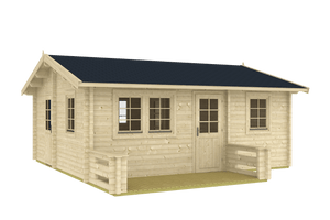 TORINO 6.0x5.2m Log Cabin