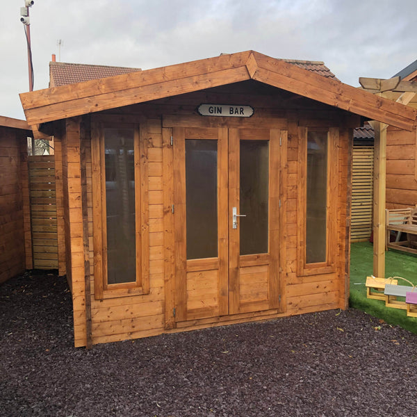 BRIGHTON 3m x 3m Log Cabin